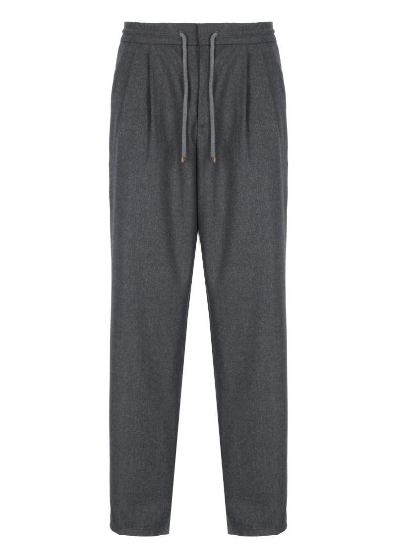 BRUNELLO CUCINELLI Trousers In Grey Product Image