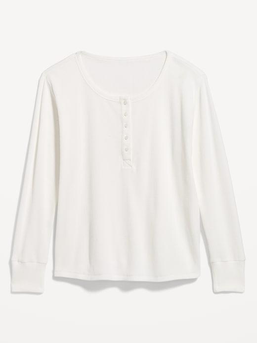 Waffle Lounge Long-Sleeve Top Product Image