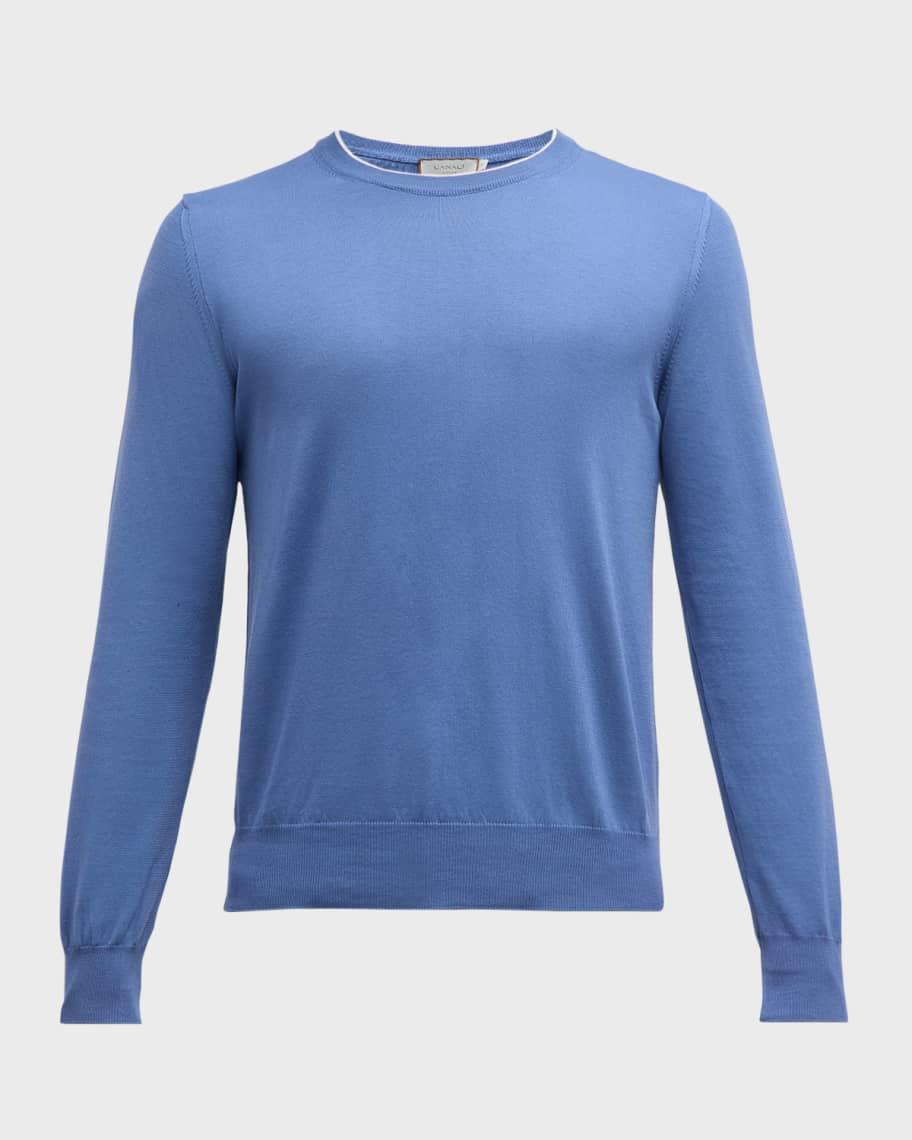 Men's Cotton Crewneck Sweater Product Image