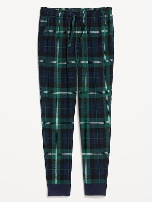 Flannel Pajama Joggers for Men Product Image