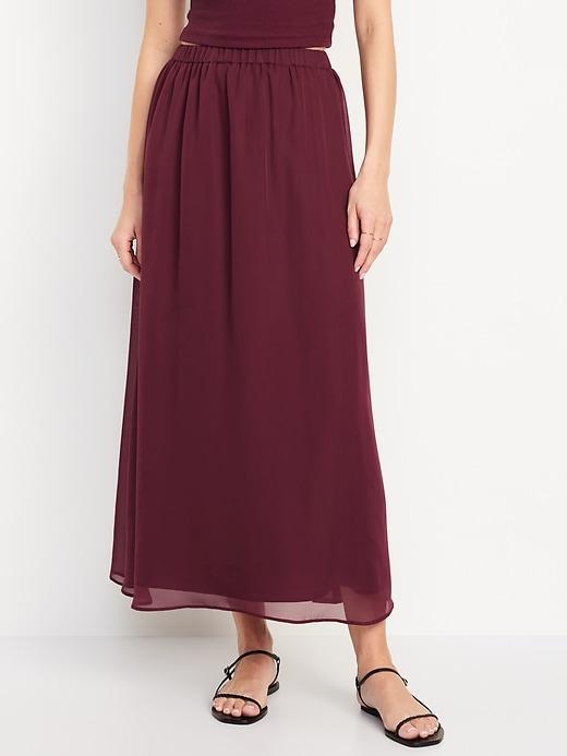 Chiffon Maxi Skirt Product Image