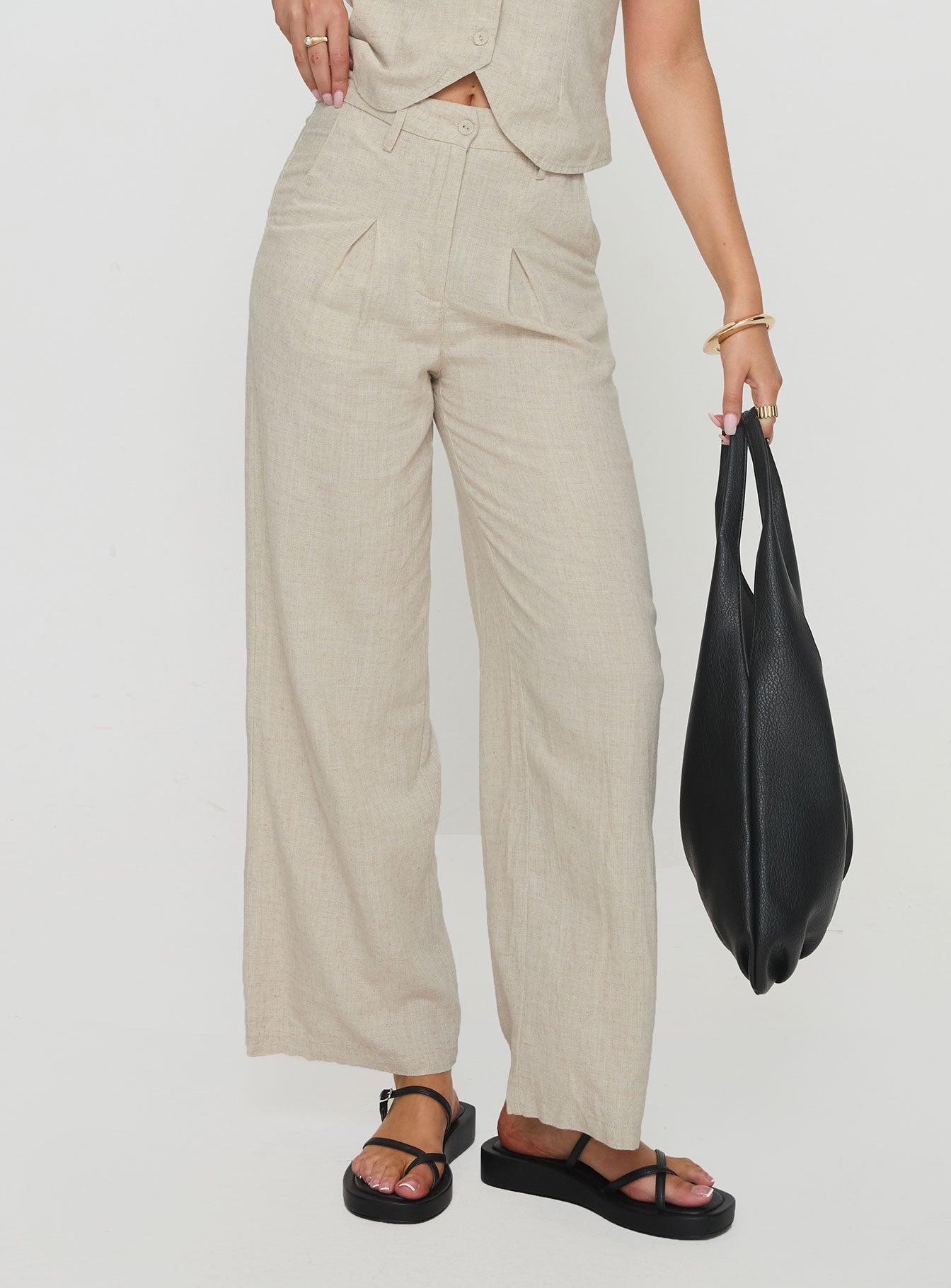 Sofi Pants Beige Product Image