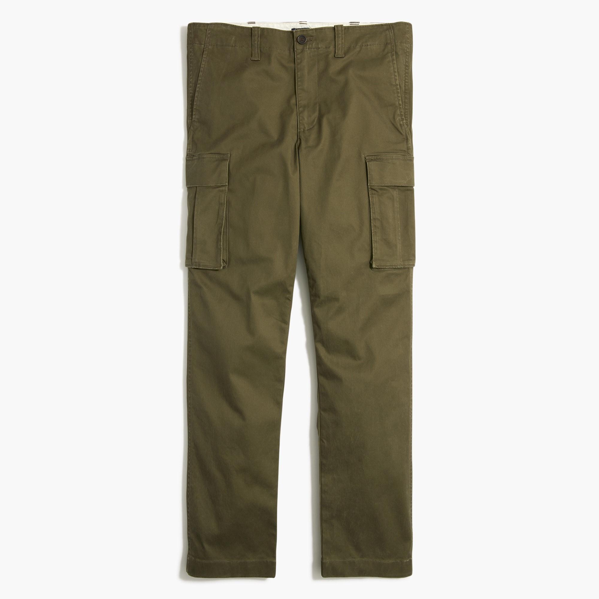 Straight-leg twill cargo pant Product Image