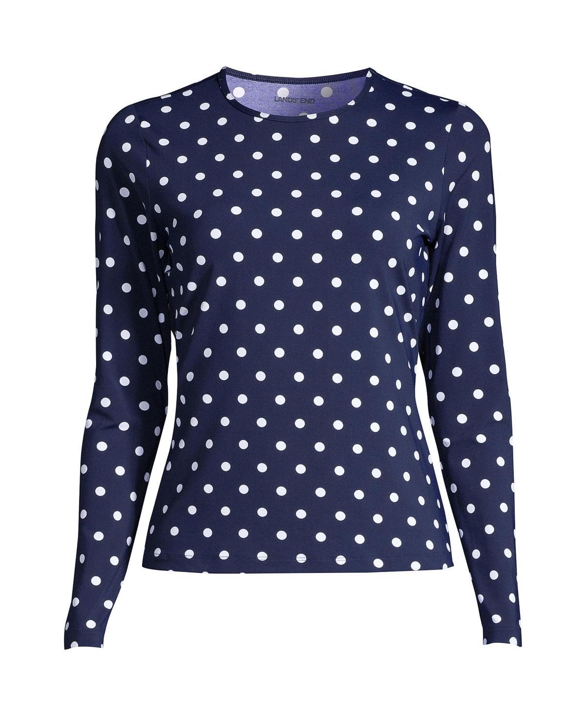 Womens Lands End UPF 50 Long Sleeve Rash Guard Product Image