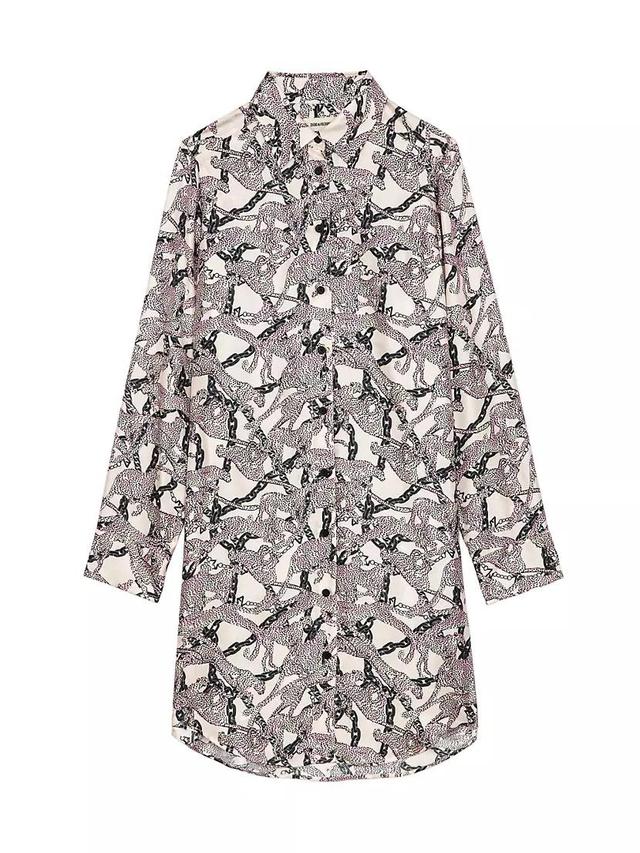 Rais Abstract Silk Shirtdress Product Image