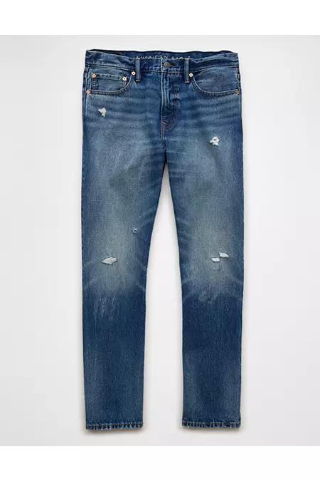 AE Ripped Original Straight Jean Mens Product Image