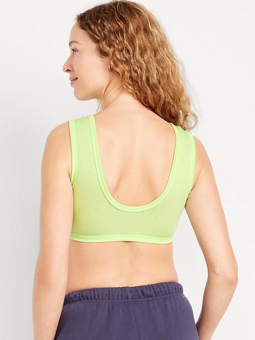 Rib-Knit Bralette Top Product Image