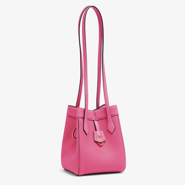 Fendi Origami MiniFuchsia leather mini bag that can be transformed Product Image