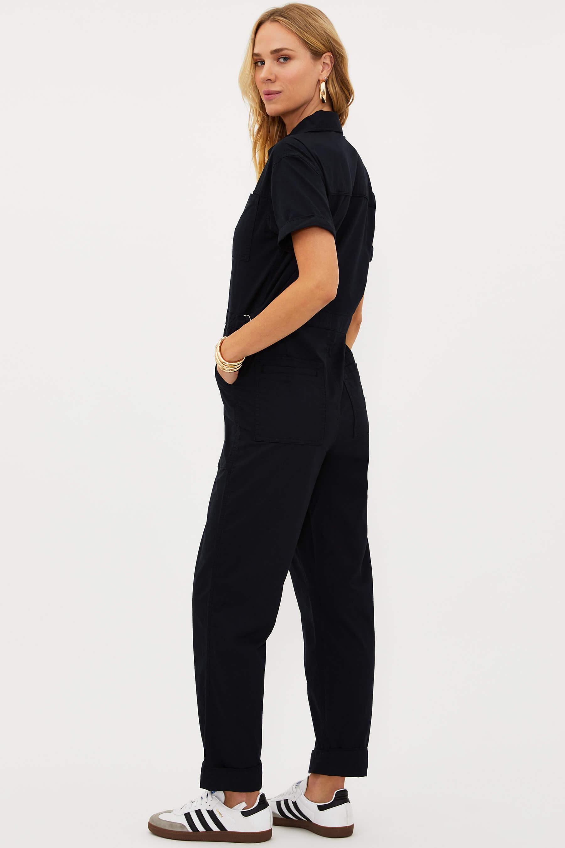 Racetrack Jumpsuit Black Product Image