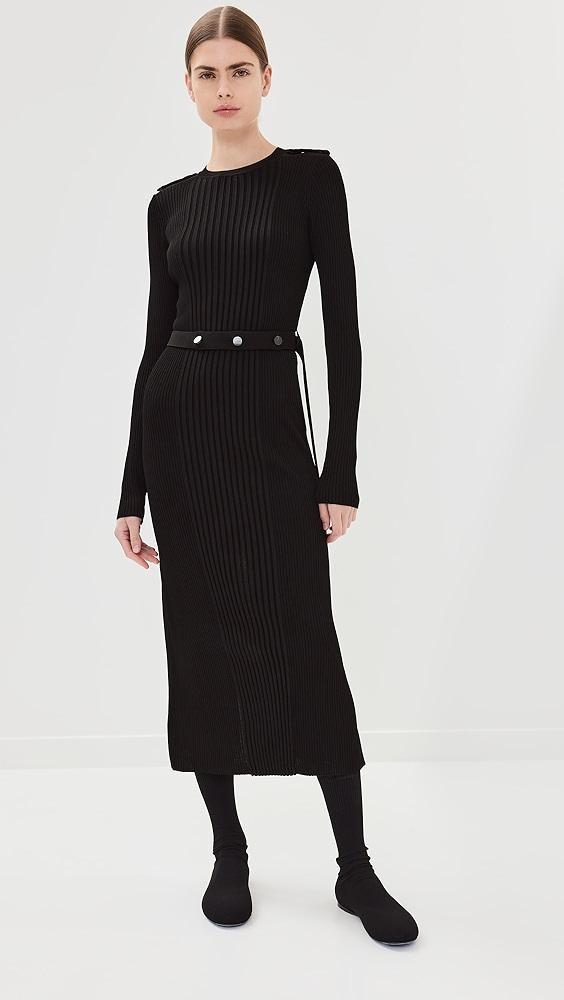 Proenza Schouler Lauryn Dress in Silk Viscose Knit | Shopbop Product Image