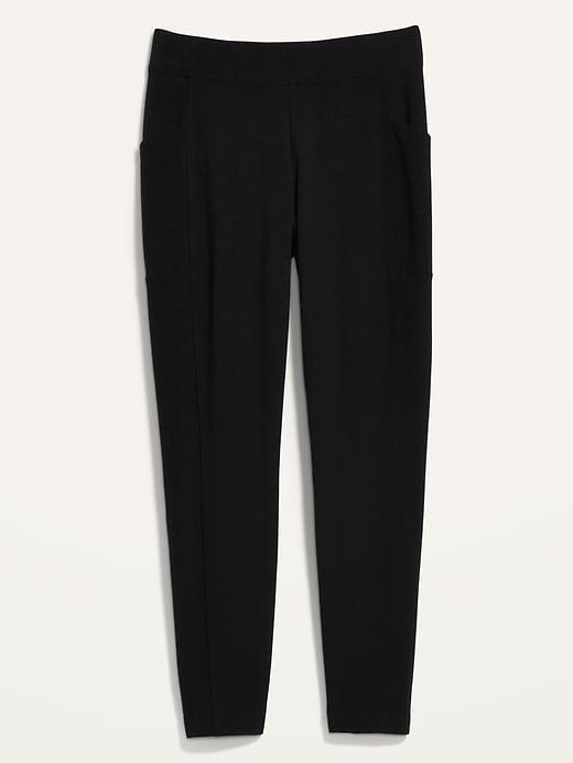 High-Waisted Side Pocket 7/8 Leggings Product Image