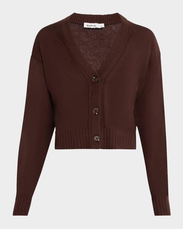 Cashmere Cropped Cardigan Product Image