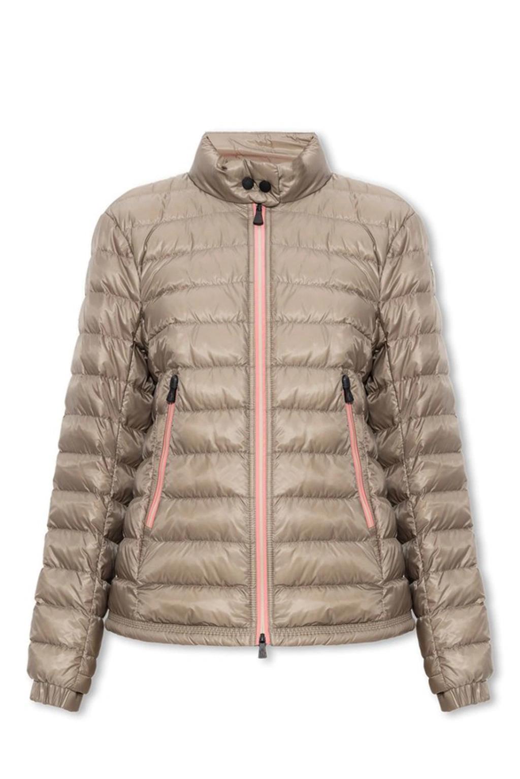 MONCLER Grenoble Walibi Padded Zipped Jacket In Beige Product Image