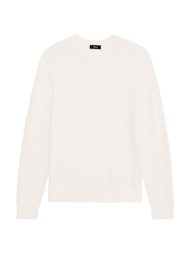 Mens Merino Wool Crewneck Sweater Product Image