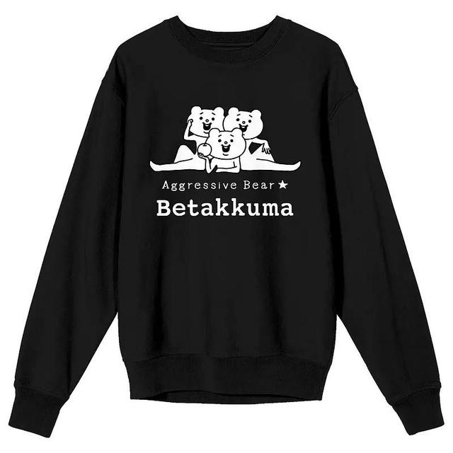 Juniors Betakkuma Gymnasts Together Graphic Sweatshirt, Womens Product Image