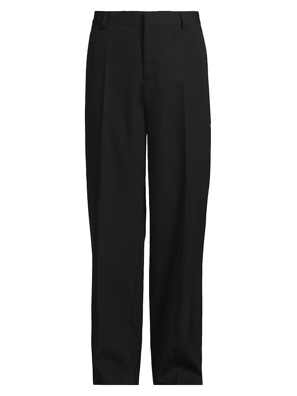 Mens Grain De Poudre Wool Trousers Product Image