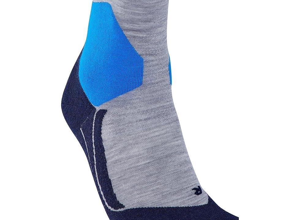 Falke SK4 Knee High Ski Socks (Light Grey) Men's Knee High Socks Shoes Product Image