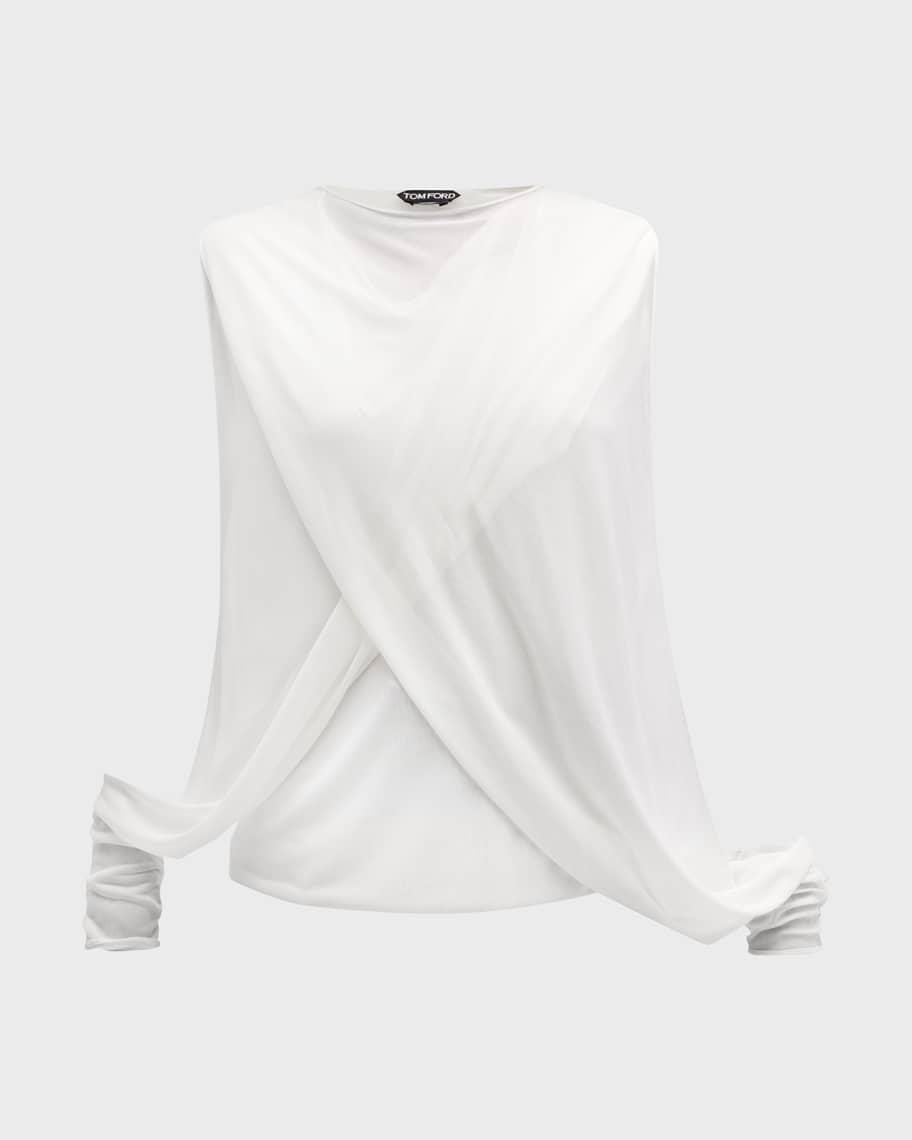 Asymmetric Draped Top Product Image