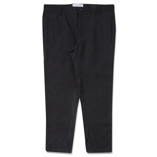 Arden Trouser - Black Pinstripe Male Product Image