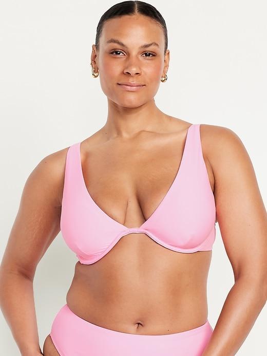 Underwire Bikini Swim Top Product Image