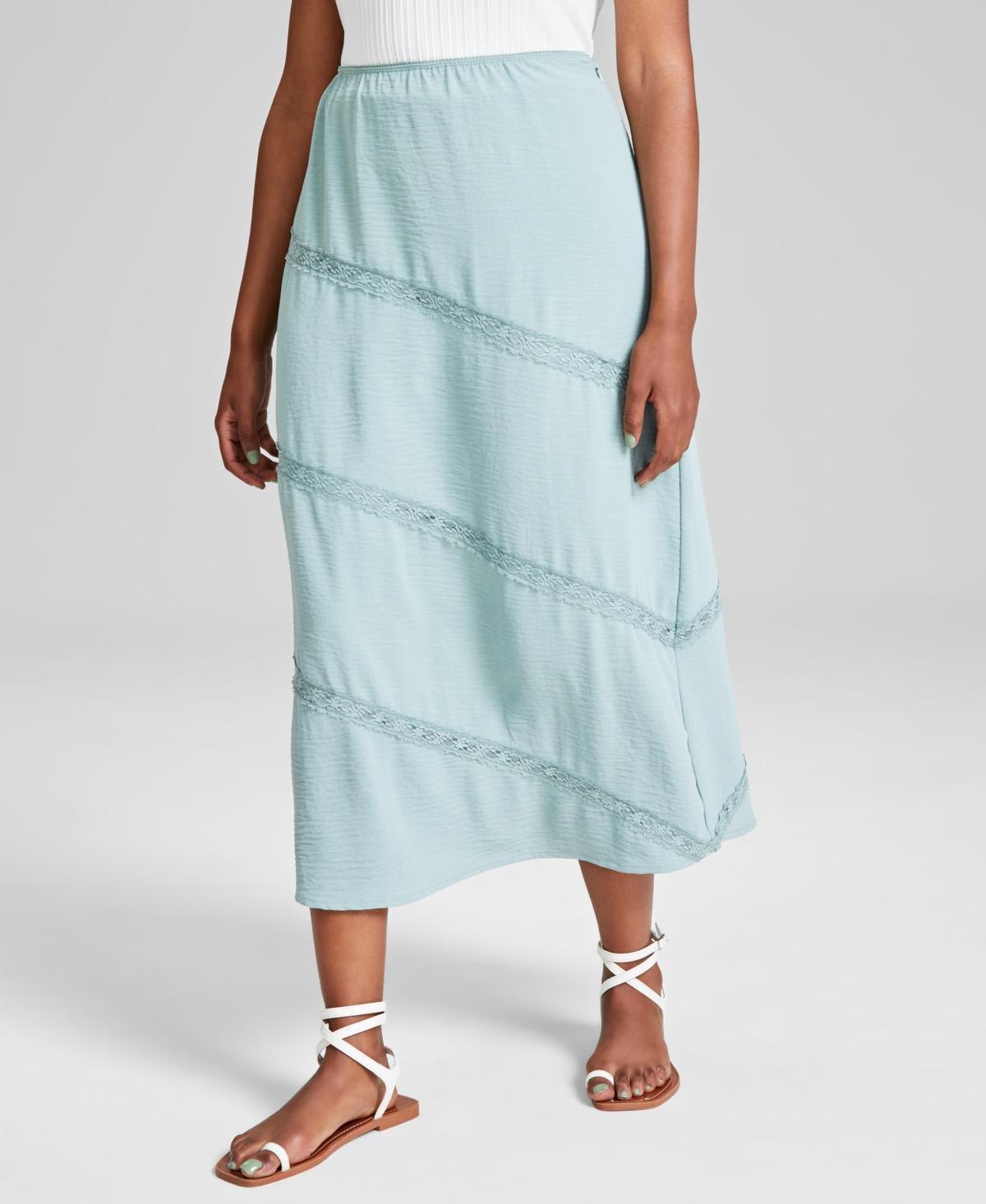 And Now This Womans Lace-Trim Midi Skirt, Created for Macys Product Image