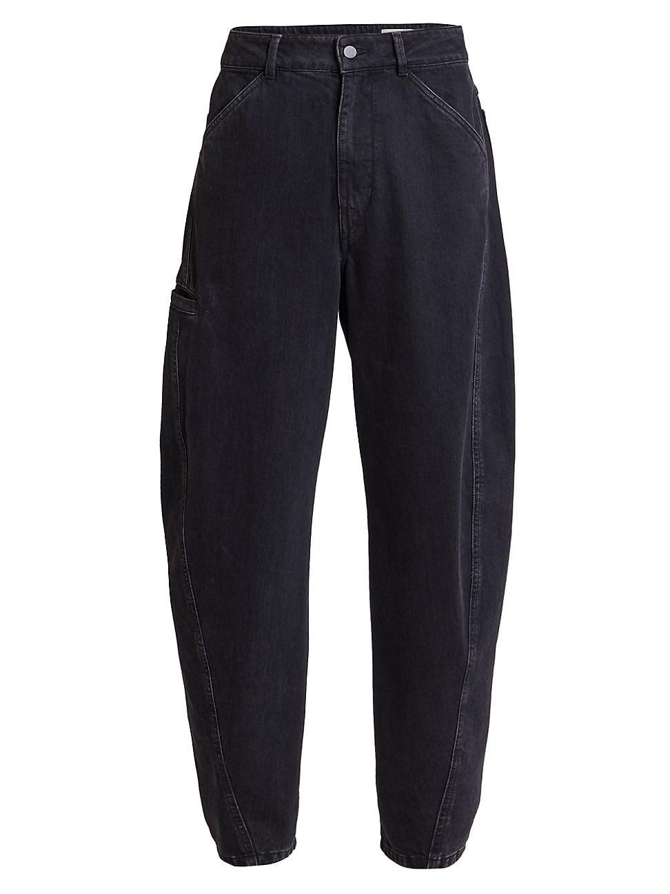 Mens Twisted Denim Pants Product Image