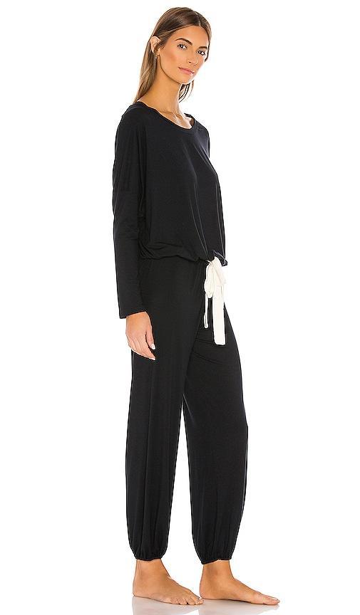 eberjey Gisele Slouchy Set in Black. Product Image