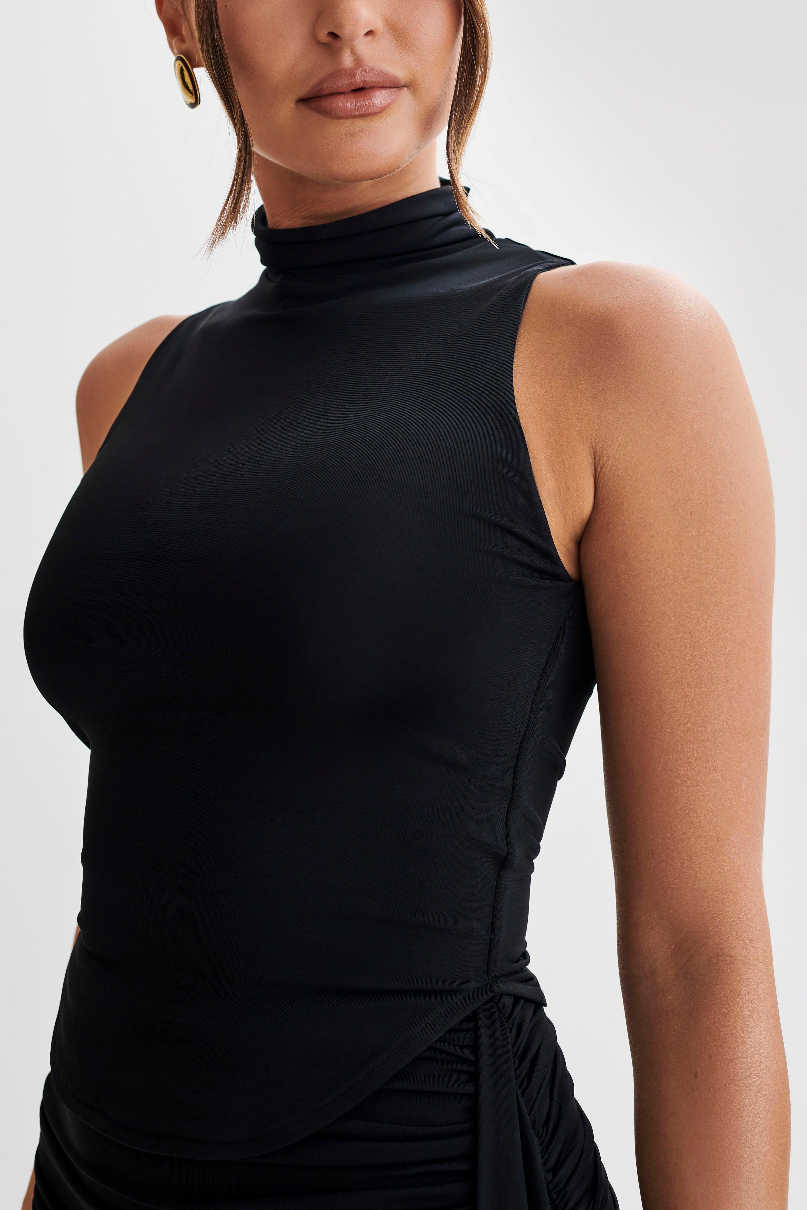 Wren Slinky Turtle Neck Top - Black Product Image