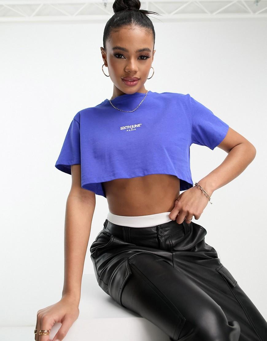 Sixth June logo crop top Product Image