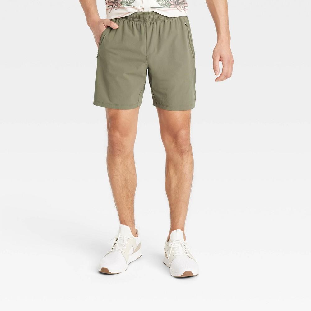 Mens Stretch Woven Shorts 7 - All In Motion XL Product Image