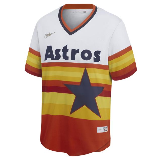 Nike Mens Nike Astros Cooperstown Collection Team Jersey - Mens White/White Product Image