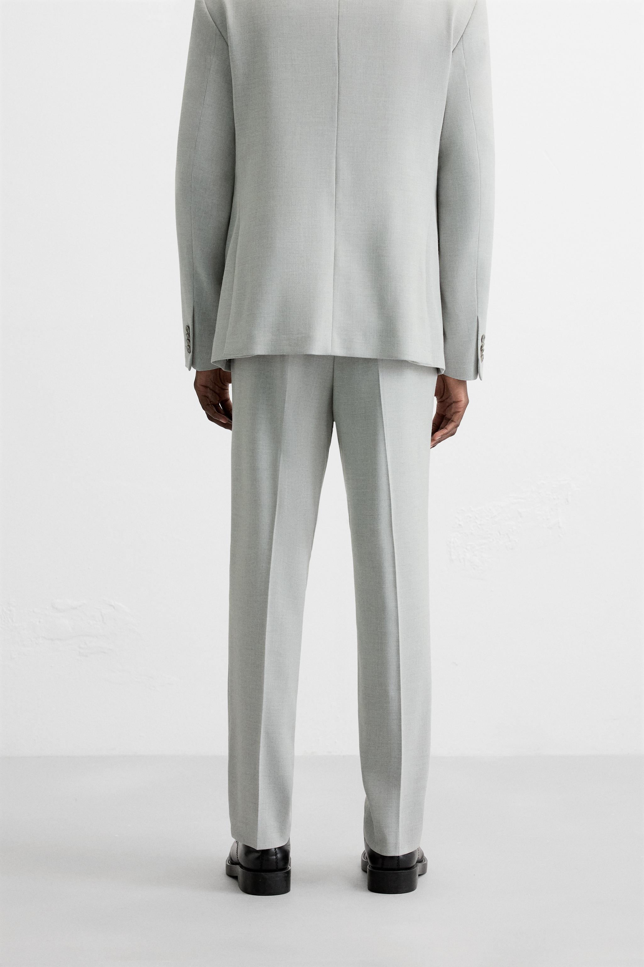 TEXTURED SUIT PANTS Product Image