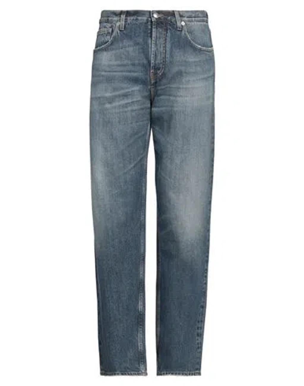 BURBERRY Man Jeans Blue Size 33w-32l Cotton Product Image