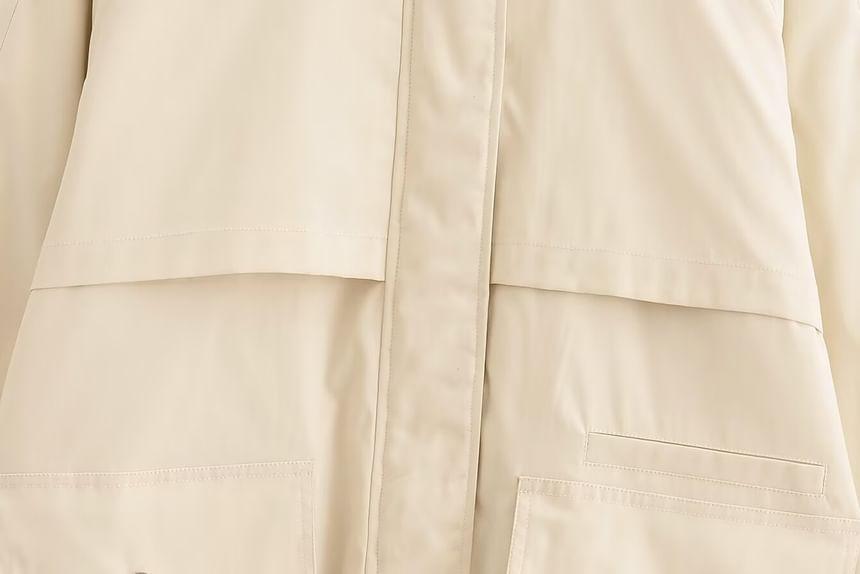 Two Tone Pocket Detail Jacket Product Image