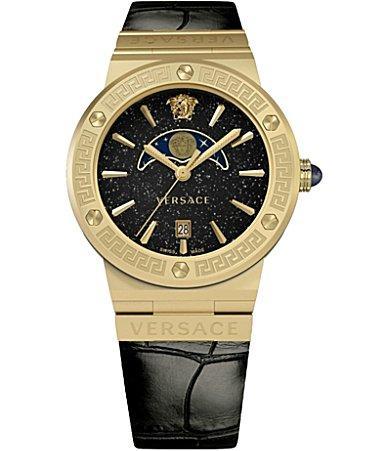 Versace Greca Logo Moonphase Watch, 38mm Product Image