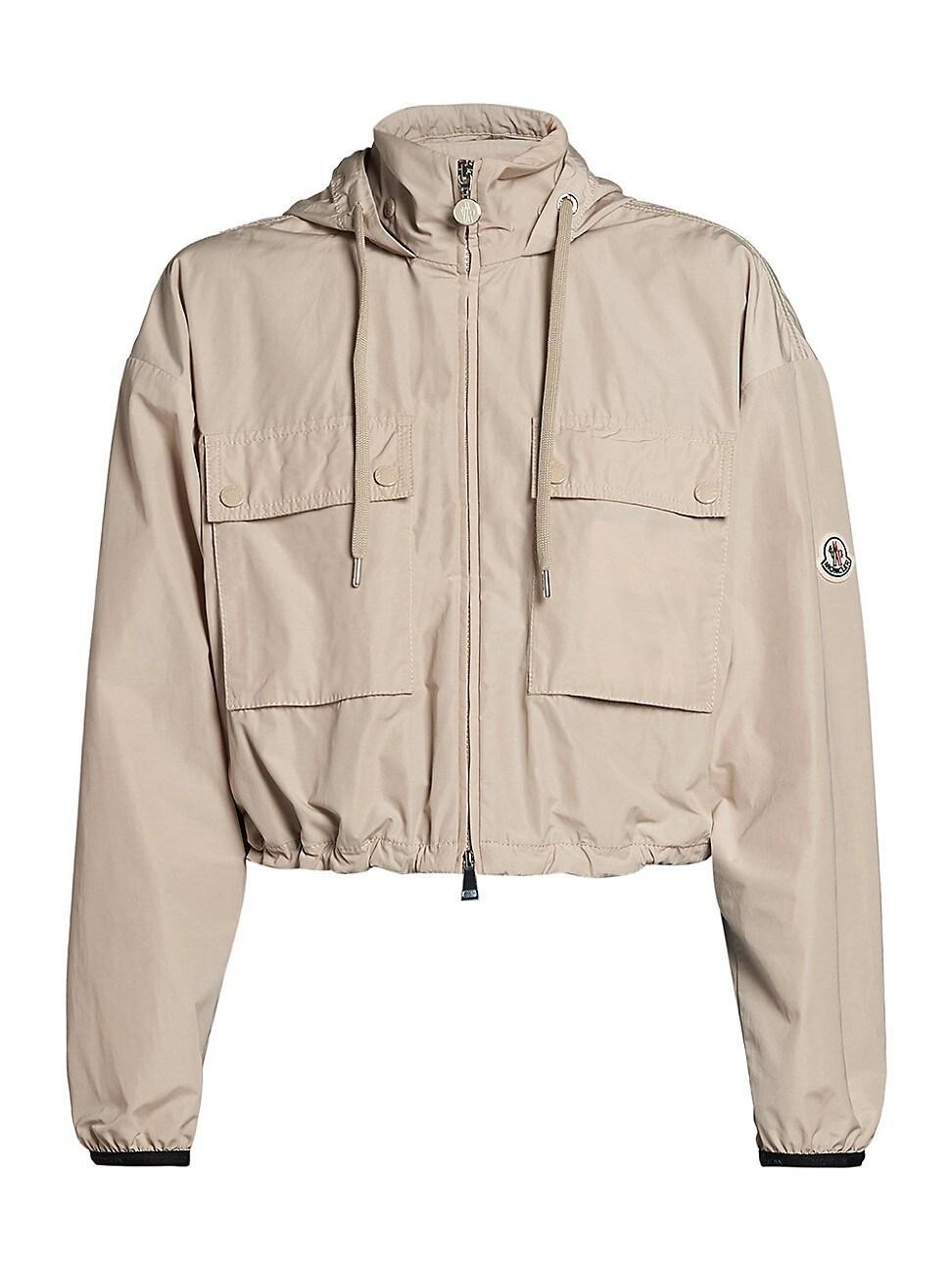 Moncler Leda Hooded Cropped Parka Product Image