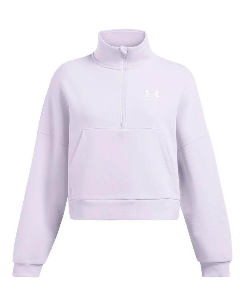 Women's UA Icon Fleece Oversized ½ Zip Product Image