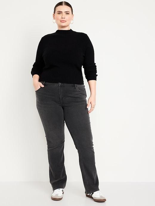 Mid-Rise Wow Boot-Cut Jeans Product Image