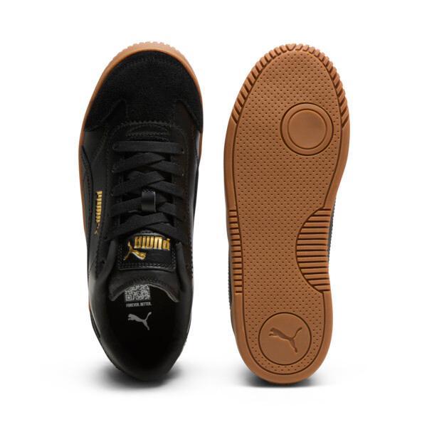 PUMA Club 5v5 Lux Women's Sneakers in Black/Gold Product Image