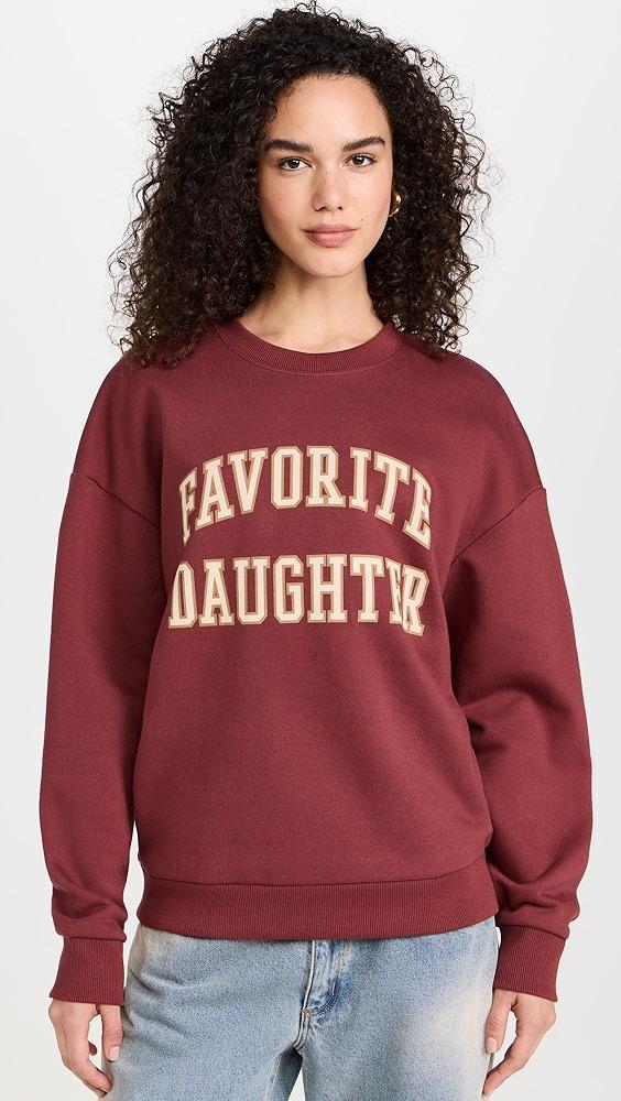 Favorite Daughter Collegiate Sweatshirt | Shopbop Product Image