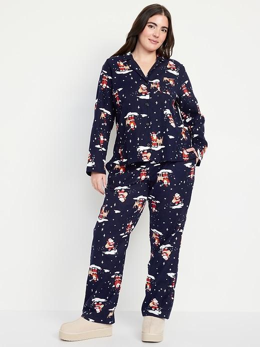 Flannel Pajama Set for Women Product Image