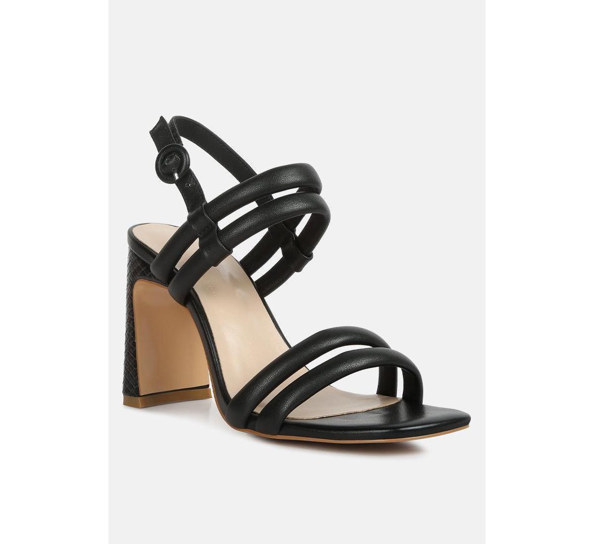 Rag & Co avianna Womens slim block heel sandal Product Image