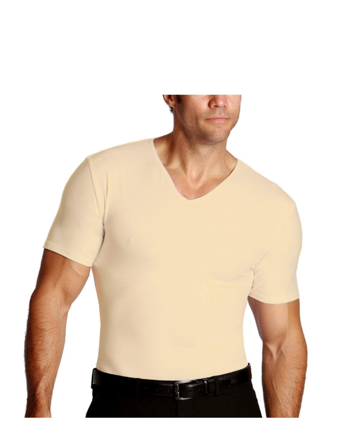 Mens Big & Tall Insta Slim Compression Short Sleeve V-Neck T-Shirt Product Image