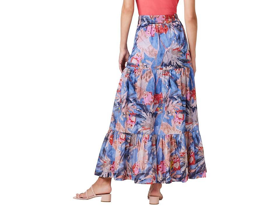 NIC+ZOE Dreamscape Tiered Maxi Skirt Product Image