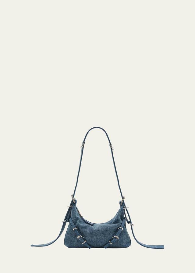 Givenchy Mini Voyou Denim Hobo Product Image