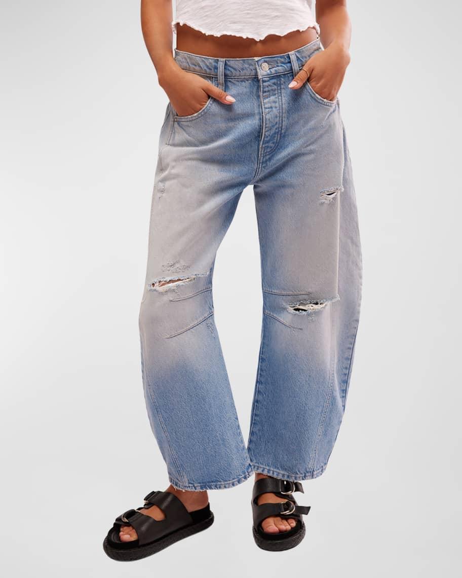 We The Free Good Luck Barrel-Leg Jeans product image