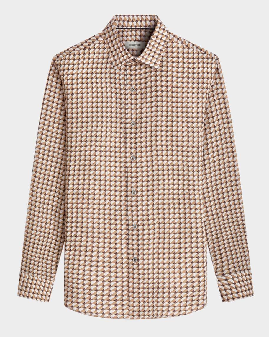 Mens Julian Geometric Sport Shirt Product Image