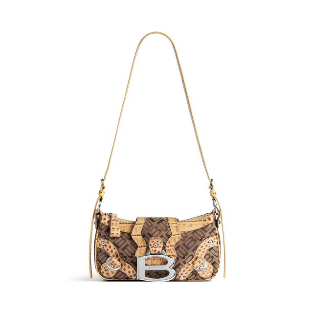 Women's Essex Small Shoulder Bag in Ebony/beige/mustard Product Image