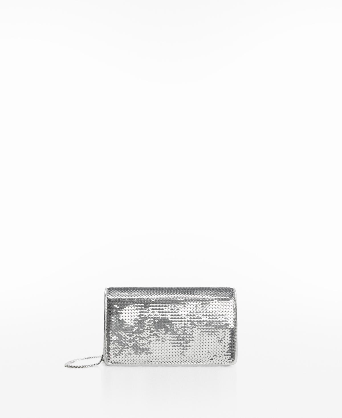 MANGO - Sequined cross-body bag - One size - Women Product Image