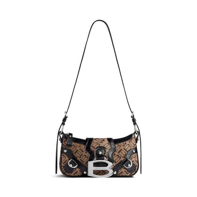 Women's Essex Small Shoulder Bag in Ebony/beige/black Product Image